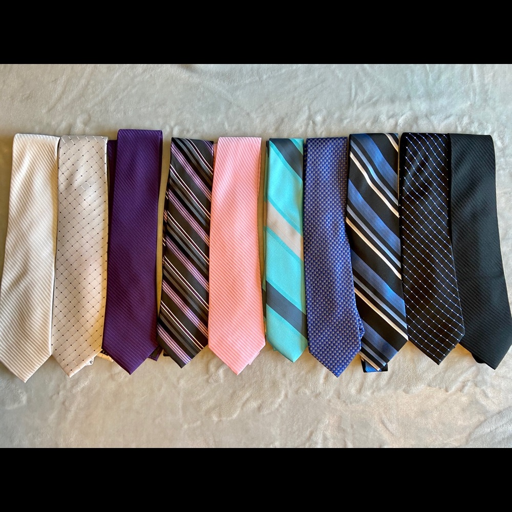 Men’s regular length ties (set of 10)